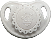 HoneyBug Newborn Precious Vintage Pacifier for 18" Dolls - Nude Blush
