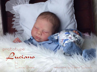 Luciano Reborn Vinyl Doll Kit by Cassie Brace