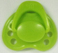 HoneyBug Sweetheart Newborn Pacifier for 18" Dolls-Totally Lime