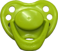 HoneyBug Newborn Pacifier for 18" Dolls - Totally Lime