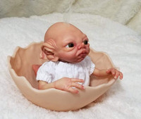 Vinyl Egg Display Prop for Doll and Reborn Presentations by Charlotte Webb