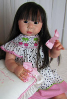 Mei Ling Toddler reborn vinyl doll kit by Adrie Stoete