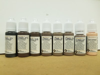 Ultimate Fusion 8 Piece Set of Flesh Colors Full Sized 12ml Bottles (.4 ounce)