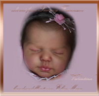 Valentina Vinyl Doll Head by Elisa Marx for 20" Dolls- HEAD ONLY