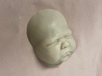Sleeping Silicone Face Only by Jade Warner Unpainted for Practice