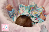 Twin B Finished Reborn Doll Sculpted by Bonnie Brown and Reborn by Esther Orlando