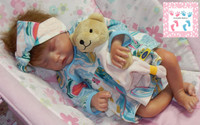Twin B Finished Reborn Doll Sculpted by Bonnie Brown and Reborn by Esther Orlando