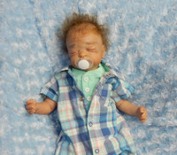 Sweet Cheeks Finished Reborn Collectors Doll Sculpted by Misty Hyndman 