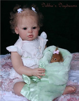 Arianna Awake Reborn Vinyl Toddler Doll Head by Reva Schick - Head Only