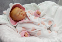 Trouble Reborn Finished Baby Girl Collectors Doll sculpted by Nikki Johnston