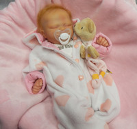 Trouble Reborn Finished Baby Girl Collectors Doll sculpted by Nikki Johnston