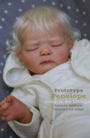 Penelope Reborn Vinyl Doll Head by Jannie De Lange - Head Only