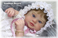 Beatriz  Reborn Vinyl Doll Kit by Ligia Vittore