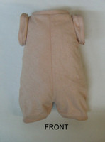 German Doe Suede Body for 28" Dolls Full Unjointed Arms Full Unjointed Straight Legs #513STGF