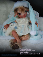 Farnus the Satyr (Goat) Reborn Vinyl Doll Kit by Noemi Smith 