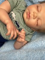 Zendric Reborn Finished Baby Boy Collectors Doll sculpted by Dawn Murray McCleod