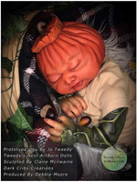 Ugu Reborn Vinyl Doll Pumpkin Hybrid Baby Kit by Claire Mcilwaine
