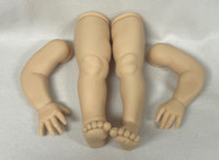 Vinyl Limbs For 30" Doll Kits by Laura Tuzio Ross Straight Legs