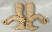 Vinyl Limbs For 30" Doll Kits by Laura Tuzio Ross Straight Legs