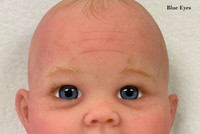 Colby Silicone Reborn Doll Head by Ping Lau Unpainted or Painted