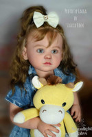 Laura Reborn Toddler Vinyl Doll Kit by Sigrid Bock 29 Inches