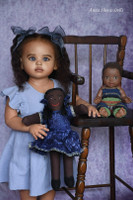 Laura Reborn Toddler Vinyl Doll Kit by Sigrid Bock 29 Inches