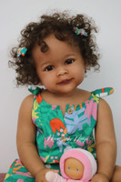 Ziva Toddler Reborn Vinyl Doll Kit by Ping Lau - 30 Inches
