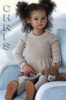 Chris Toddler Reborn Vinyl Doll Kit by Sigrid Bock 39 Inches