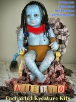 EKK Aiello Fantasy Avatar Reborn Vinyl Doll Kit by Dawn Murray McCleod 20"