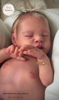 Rachelle  Reborn Vinyl Doll Kit by Eva Brilli 19"  