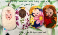 Ping's Pouch Pal Soft Cloth Hand Made Doll - Fall
