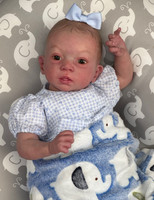 Adelya Reborn Vinyl Finished Reborn Doll  by Olga Auer Sold Out Edition