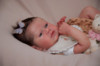 Silvia Reborn Vinyl Doll Kit by Adrie Stoete 19" A portrait of Silvia Ezquerra as a baby