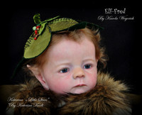 Fred the Baby Elf Reborn Vinyl Doll Kit by Karola Wegerich 21"