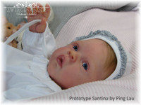 Santina Reborn Vinyl Doll Kit by Ping Lau 20"  3/4 Limbs