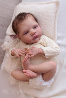 Alessandro Awake Reborn Vinyl Doll Kit by Cassie Brace  19.5" SMALL Limited Edition 