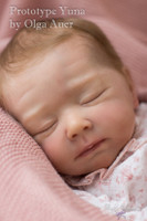 Yuna Limited Edition Reborn Vinyl Doll Kit by Olga Auer 22"