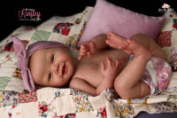 Kinsley Girl Reborn Vinyl Doll Kit by Sandy Faber Ultra Soft Vinyl 20-21"