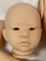 Amaya Toddler Reborn Vinyl Doll Head by Conny Burke - Head Only