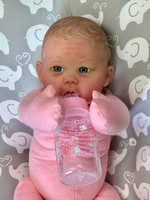 Colby Silicone Reborn CUDDLE BABY by Ping Lau Ready to Go Pink PJ's 18"