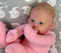 Colby Silicone Reborn CUDDLE BABY by Ping Lau Ready to Go Pink PJ's 18"
