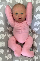 Colby Silicone Reborn CUDDLE BABY by Ping Lau Ready to Go Pink PJ's 18"