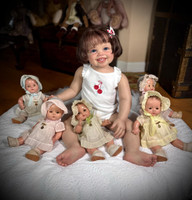 Dollee Reborn Vinyl Toddler Doll Kit by Ping Lau 30" First 100 Come with a Limited and Numbered COA and each kit will include a signed body and a gift