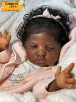 Cameron Asleep Reborn Vinyl Doll Kit by Laura Tuzio Ross 23" Limited Edition