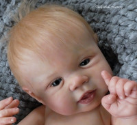 Parker Reborn Vinyl Doll Kit by Sandy Faber Ultra Soft Vinyl 20"