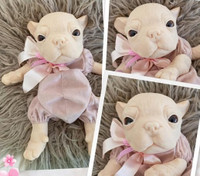 Freida the French Bull Dog Puppy Reborn Vinyl Doll Kit by Simon Laurens 16"