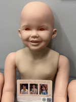 Delphi  Reborn Vinyl Toddler Doll Kit by Ping Lau 42" Mixed Vinyl Slight Boo Boos CLOSE OUT PRICE
