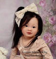 Leonie Reborn Vinyl Toddler Doll Kit by Ping Lau 32" Mixed Vinyl Slight Boo Boos CLOSE OUT PRICE