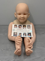 Shanthi Reborn Vinyl Toddler Doll Kit by Ping Lau 32" Mixed Vinyl Close Out Price