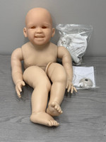 Shanthi Reborn Vinyl Toddler Doll Kit by Ping Lau 32" Mixed Vinyl Close Out Price